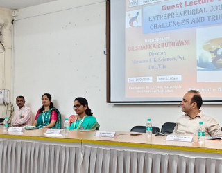 Guest Lecture on Entrepreneurial Journal :Challenges & Triumps