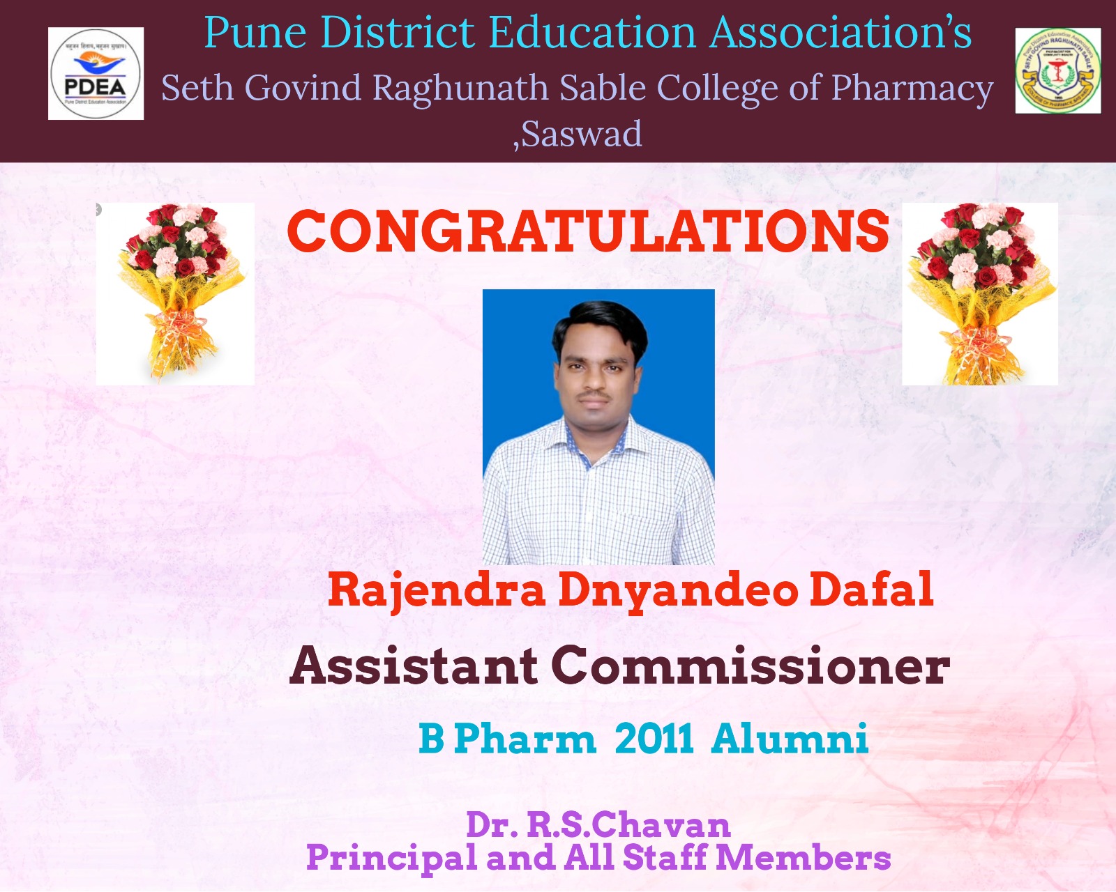 Assistant Commissioner-B Pharm 2011 Alumni